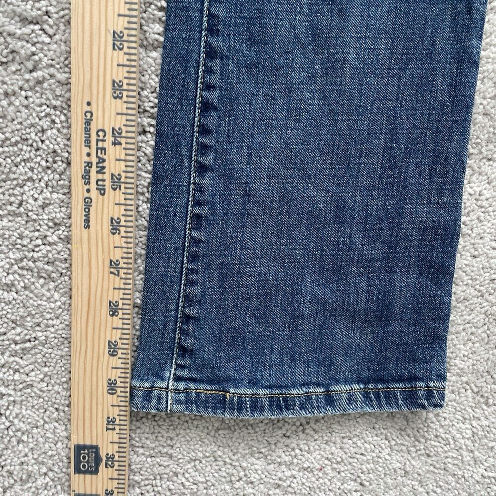 Levis 515 Bootcut Womens Medium Wash Stretch Blue Jeans 6M 26x30 Flap Pockets - Picture 6 of 10